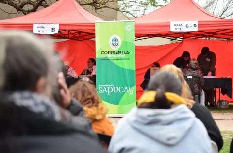 Comenzó la renovación de la tarjeta Sapucay